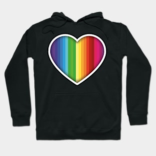 Rainbow Heart Hoodie